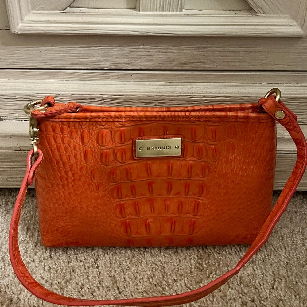 Brahmin Anytime Mini Bag in Sunset Glossy